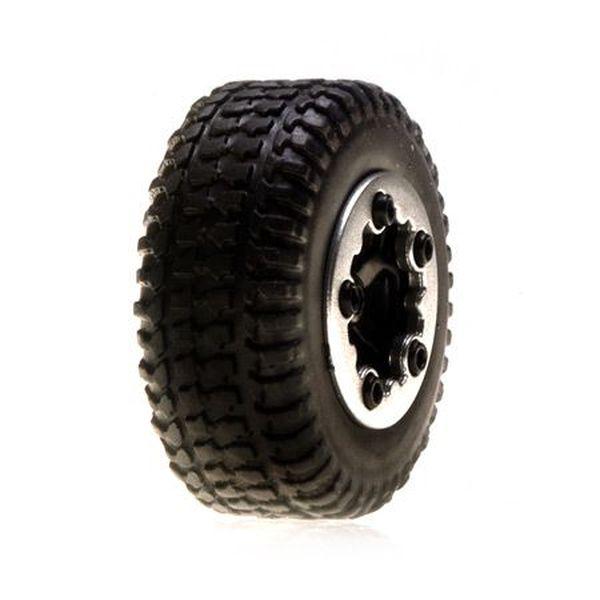Tires, Mounted, Black Chrome: Micro SCT - LOSB1585