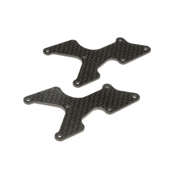 Rear Arm Inserts, Carbon: 8X - TLR344038