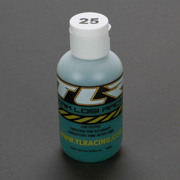 Silicone Shock Oil, 25wt, 4oz - TLR74022