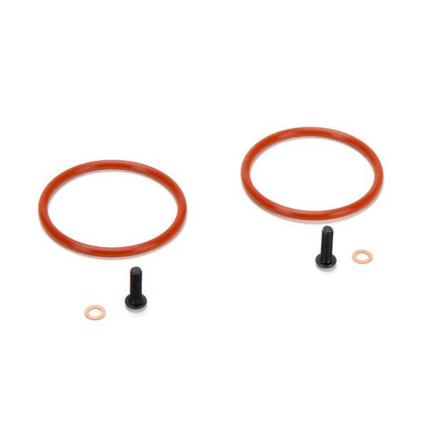 Bleeder Shock Cap Screws & Washers: 5T, MINI WRC - TLR353004