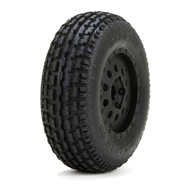 Premounted Eclipse Rib Tires/Wheels (2): XXX-SCB - LOS43002