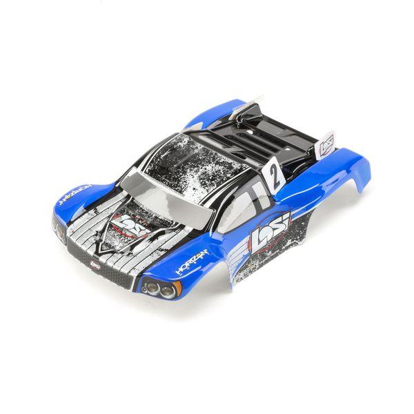 1/24 4WD Micro SCTE Painted Body Blue - LOS200002