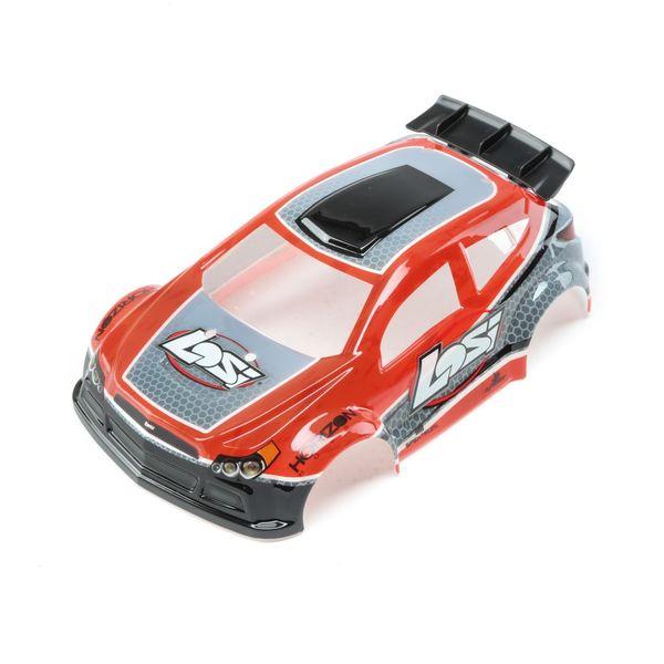 1/24 4WD Micro Rally X Painted Body Red - LOS200001