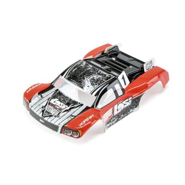 1/24 4WD Micro SCTE Painted Body Red - LOS200000