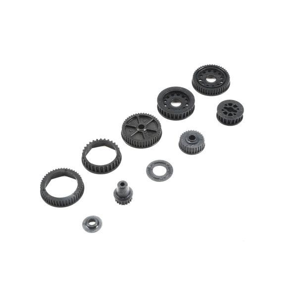 Drive & Differential Pulley Set: 22-4/2.0 - TLR232046