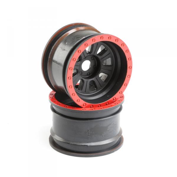 Wheel, Black (2): Super Rock Rey - LOS45028