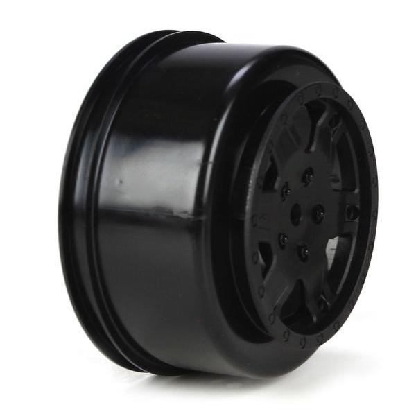 Wheel, Black (2): 22SCT - TLR7011