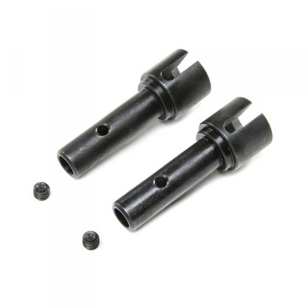 Rear Stub Axle 5mm Pin (2):  DBXL-E 2.0 - LOS252116