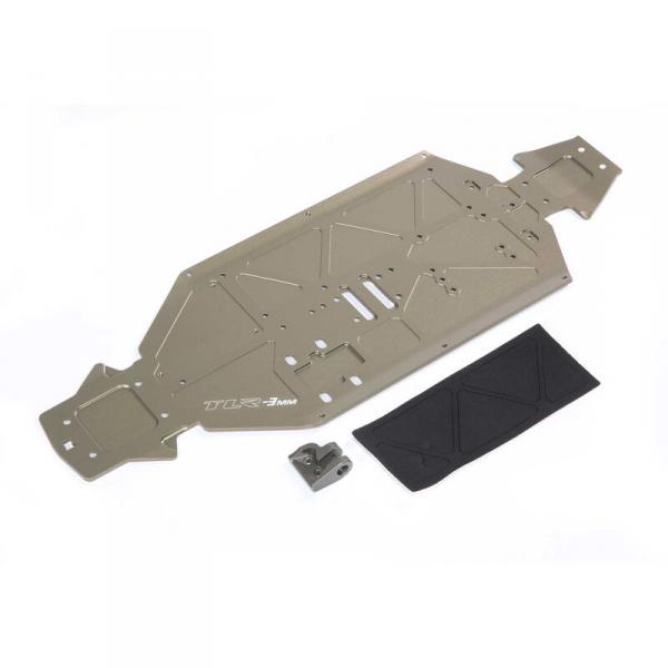 Chassis, -3mm, Rear Brace 8XE - Team Losi - TLR341024