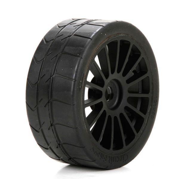 Tire, Black Wheel Mounted (2): 6IX - LOS45009