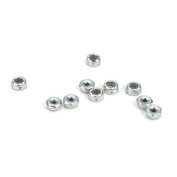 4-40 Steel Locking 1/2 Nuts (10) - LOSA6308
