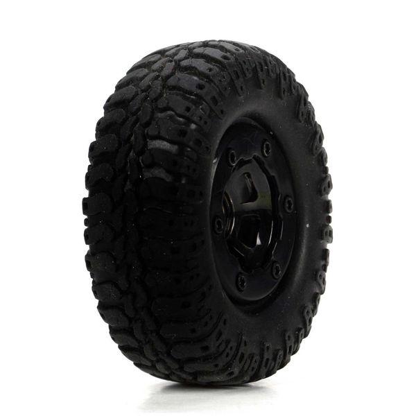 Scale AT Tire & Wheel, Mounted (4) :Mc4x4 - LOSB1578