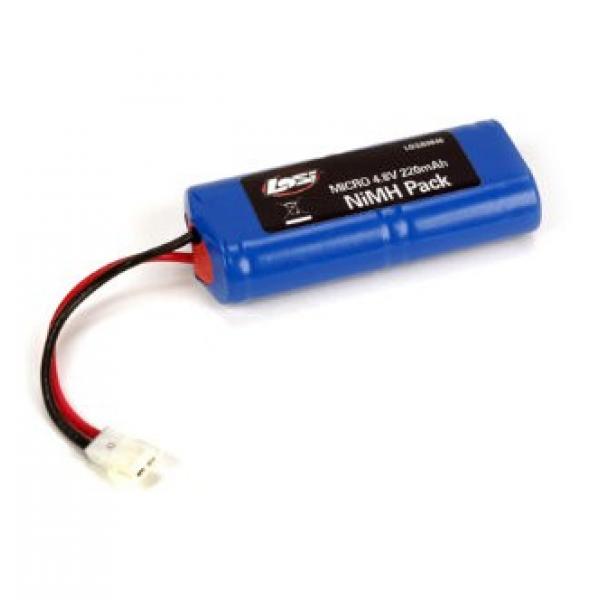 4.8V 220mAh NiMH Pack: Micro SCT, Rally, Truggy  by Losi - LOSB0846