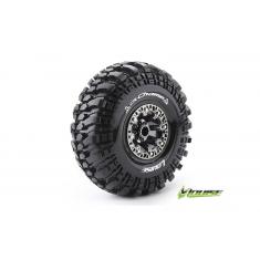 Louise RC - CR-CHAMP - Pneus 1-10e Crawler - Super Soft - Jantes 2.2" Chromées Noires - Hex 12mm - 1