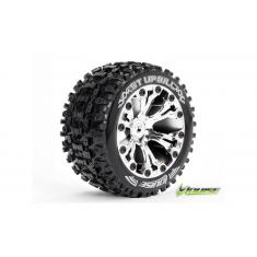 Louise RC - ST-UPHILL - Pneus 1-10e Stadium Truck - Soft - Jantes 2.8" Chromées - 1/2"-Offset - GP J