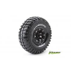 Louise RC - CR-ARDENT - Pneus 1-10e Crawler - Super Soft - Jantes 2.2" Noirs - Hex 12mm - 1 Paire