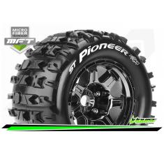 Louise RC - MFT - ST-PIONEER - Set de pneus Stadium Truck 1-8 - Monter - Sport - Jantes type Bead 3.