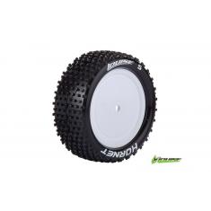 Louise RC - E-HORNET - Pneus 1-10e Buggy - Soft - Jantes Blanches - Kyosho - Hex 12mm - 4WD - Avant 