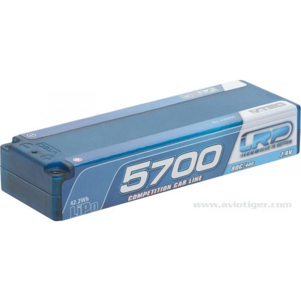 ACCU LIPO 5700 80C 7.4V 2S LRP - 2700430206