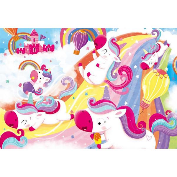 48 piece giant puzzle: magical unicorn - Ludattica-5881776