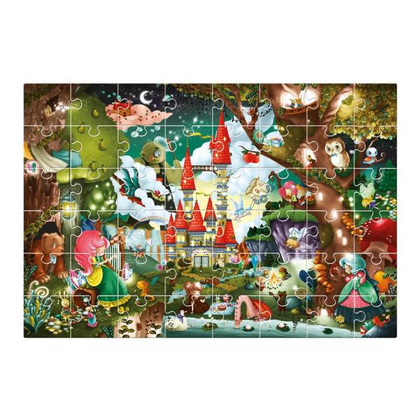 Giant 48 piece puzzle: The magic castle - Ludattica-5874860