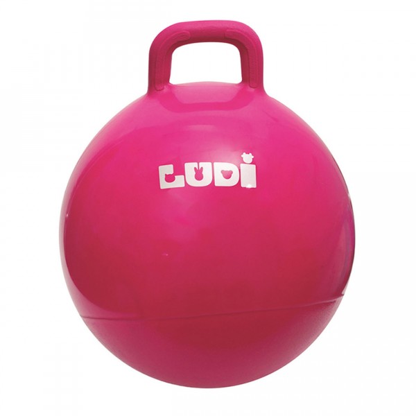 Ballon sauteur 45 cm : Rose - Ludi-2780