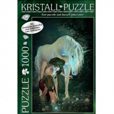 Puzzle de 1000 piezas: Swarovski Kristall Puzzle: Mi unicornio