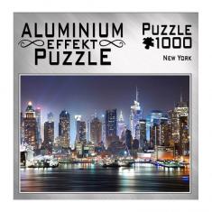 Puzzle de 1000 piezas: Aluminio Efecto: Nueva York