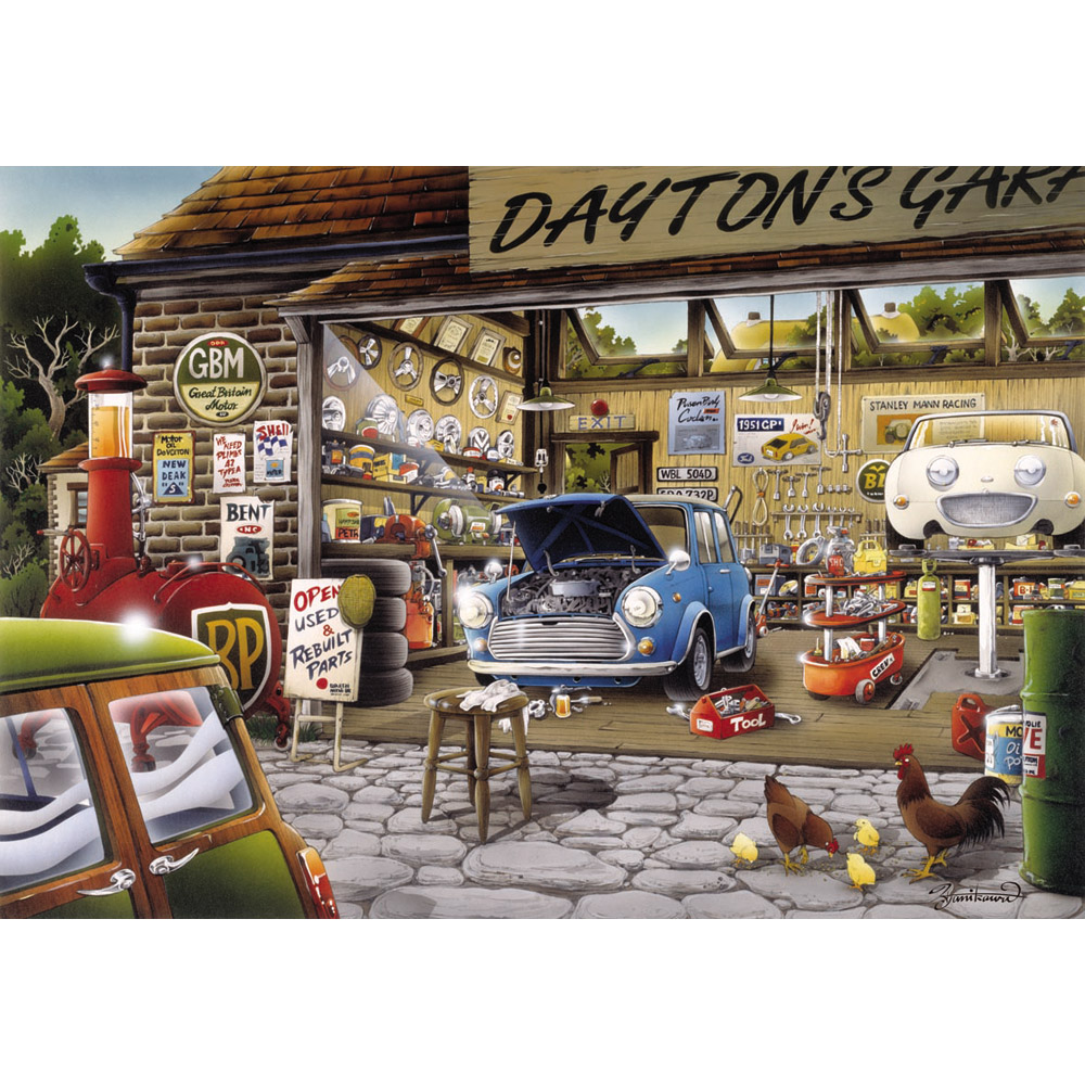 Puzzle 500 pièces : Garage Daytons