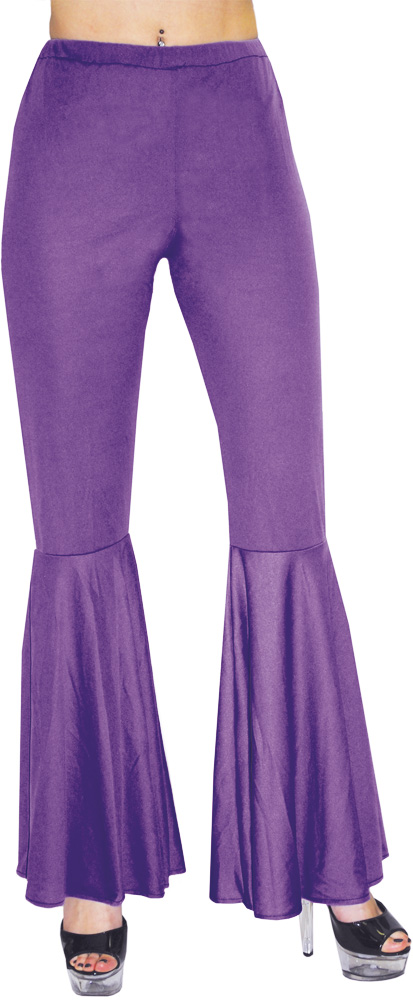 Pantalon à Patte d?Éléphant - Hippie / Disco - Violet - Femme