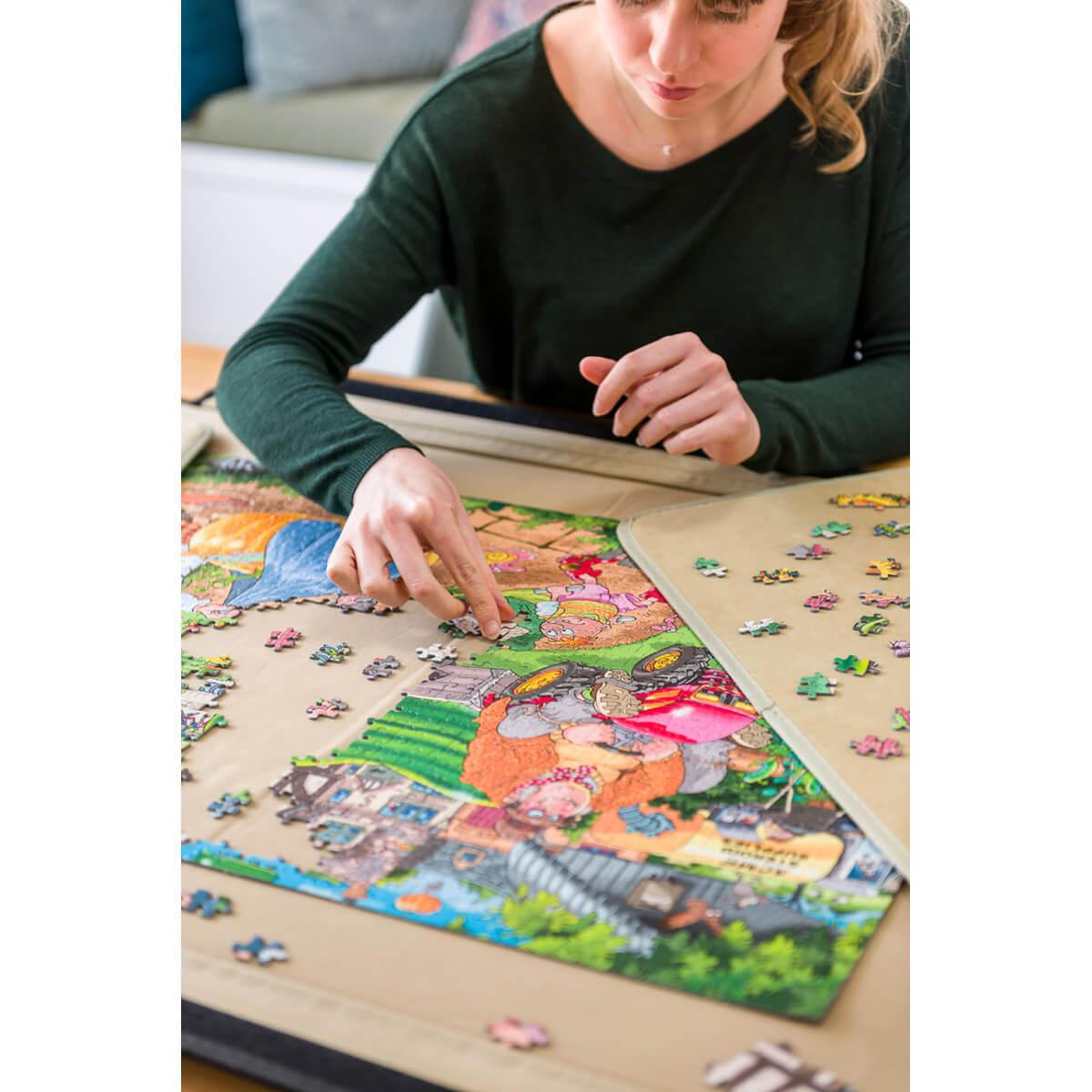 Tapis de puzzle 1500 pièces : Portapuzzle - Jeux et jouets Puzzle