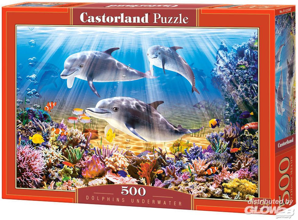 Puzzle 500 pièces - Le monde des dauphins