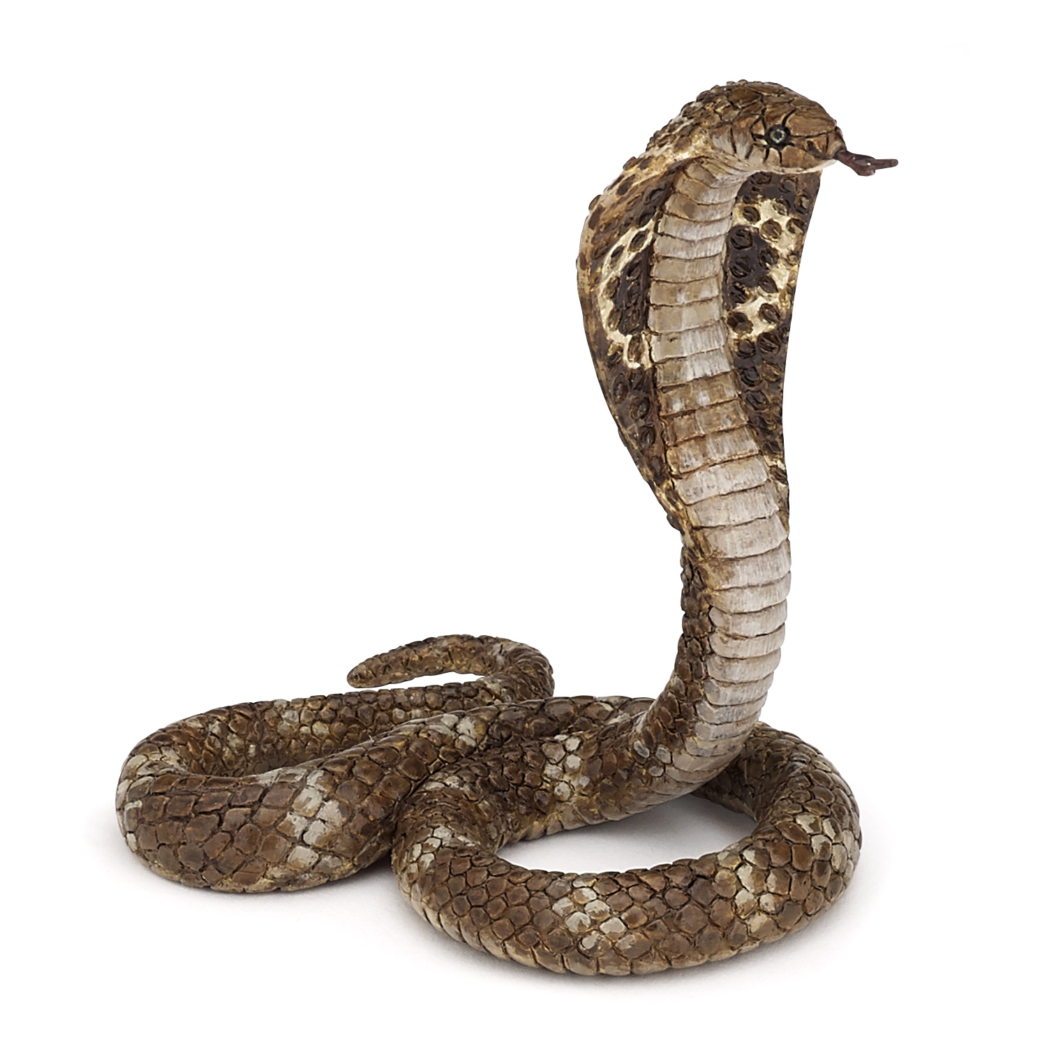 Mini serpent cobra figurine en pate polymere fait main Peterandclo 7278 