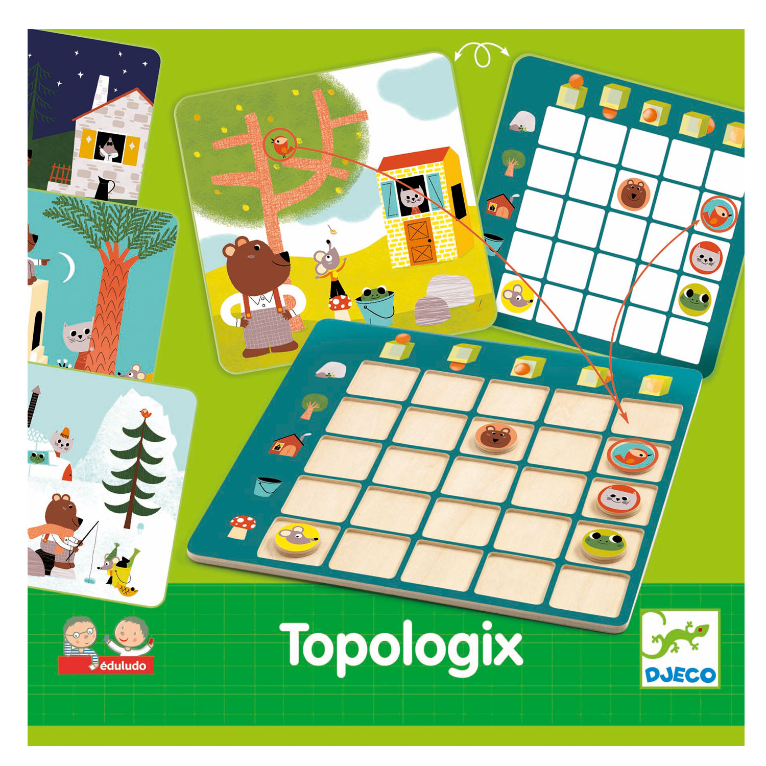 Jeu éducatif Djeco : Topologix - Jeux et jouets Djeco - Avenue des Jeux