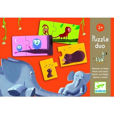 Puzzle 10 x 2 pièces - Duo Maman et bébé
