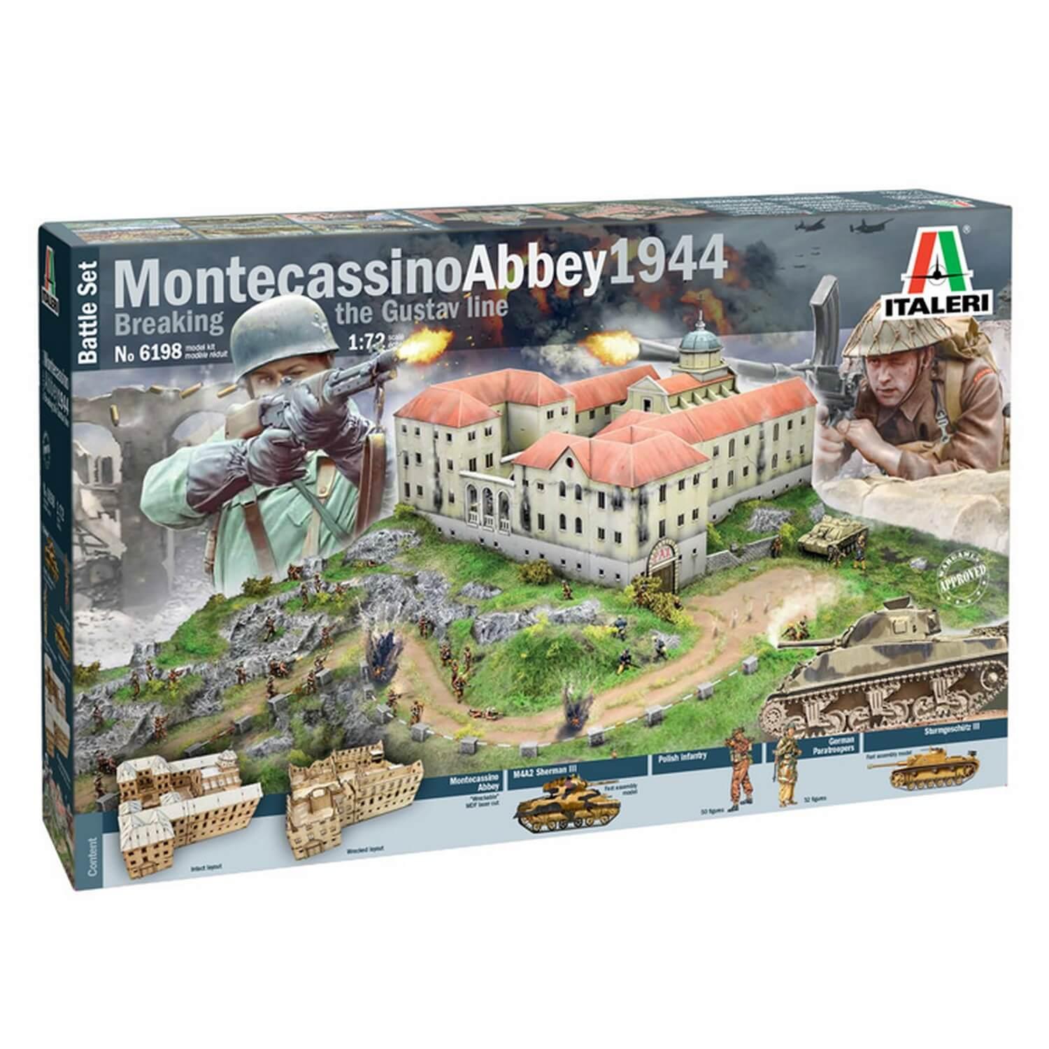 Maquette Diorama : Abbaye de Monte Cassino 1944