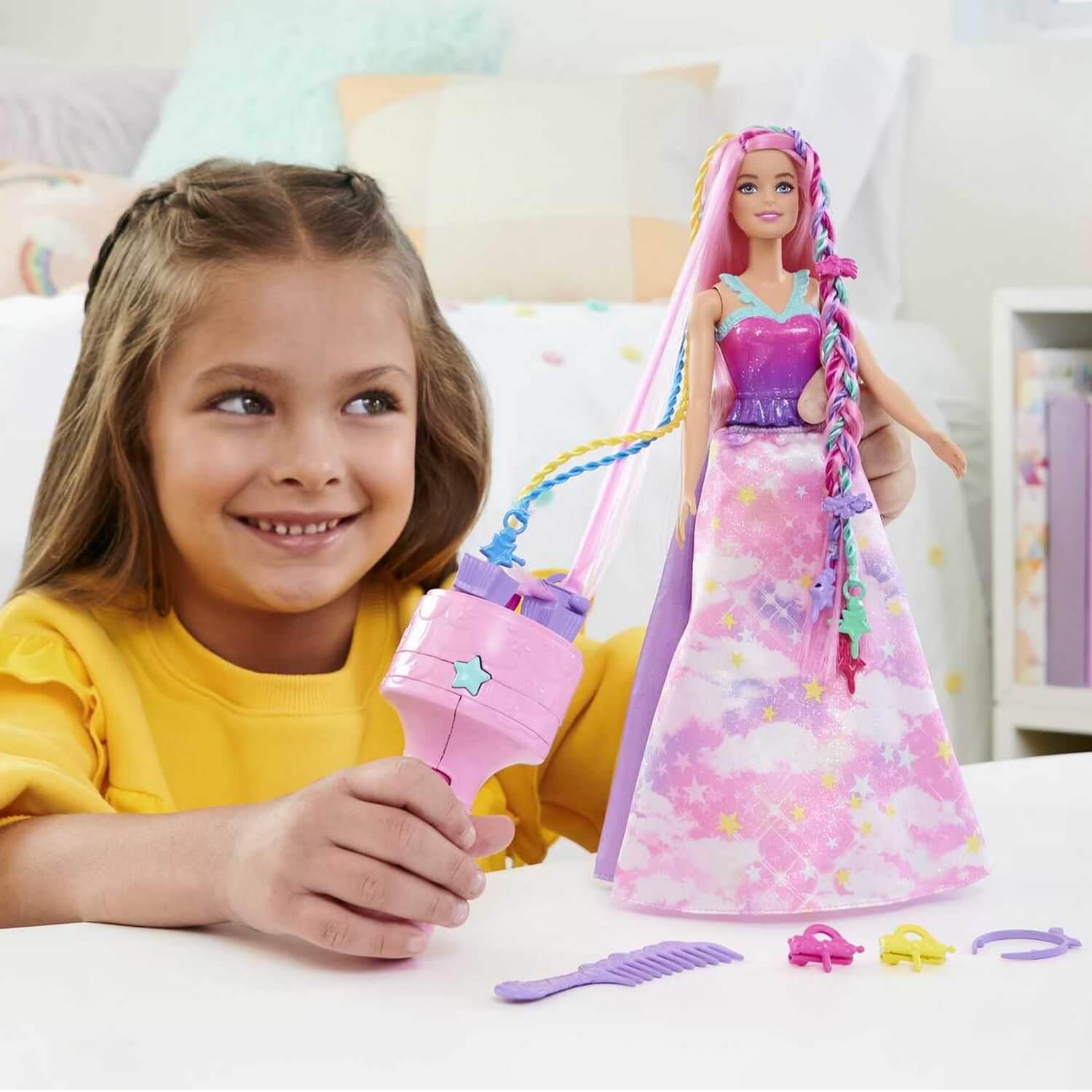 Poupée Barbie Tresses Magiques - Jeux et jouets Mattel - Avenue des Jeux