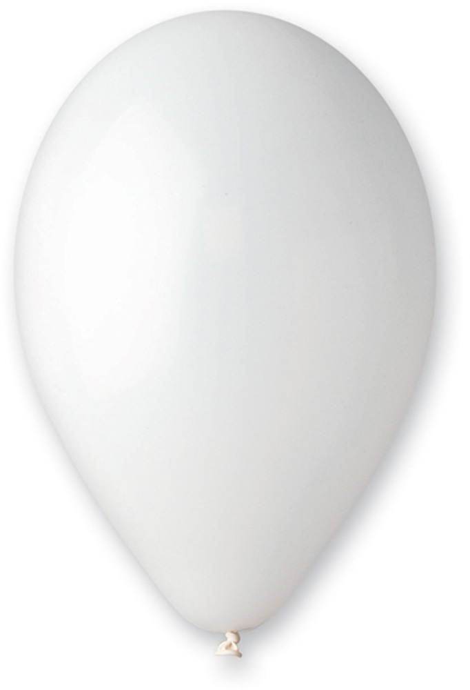 50 ballons standard 30 CM - BLANC