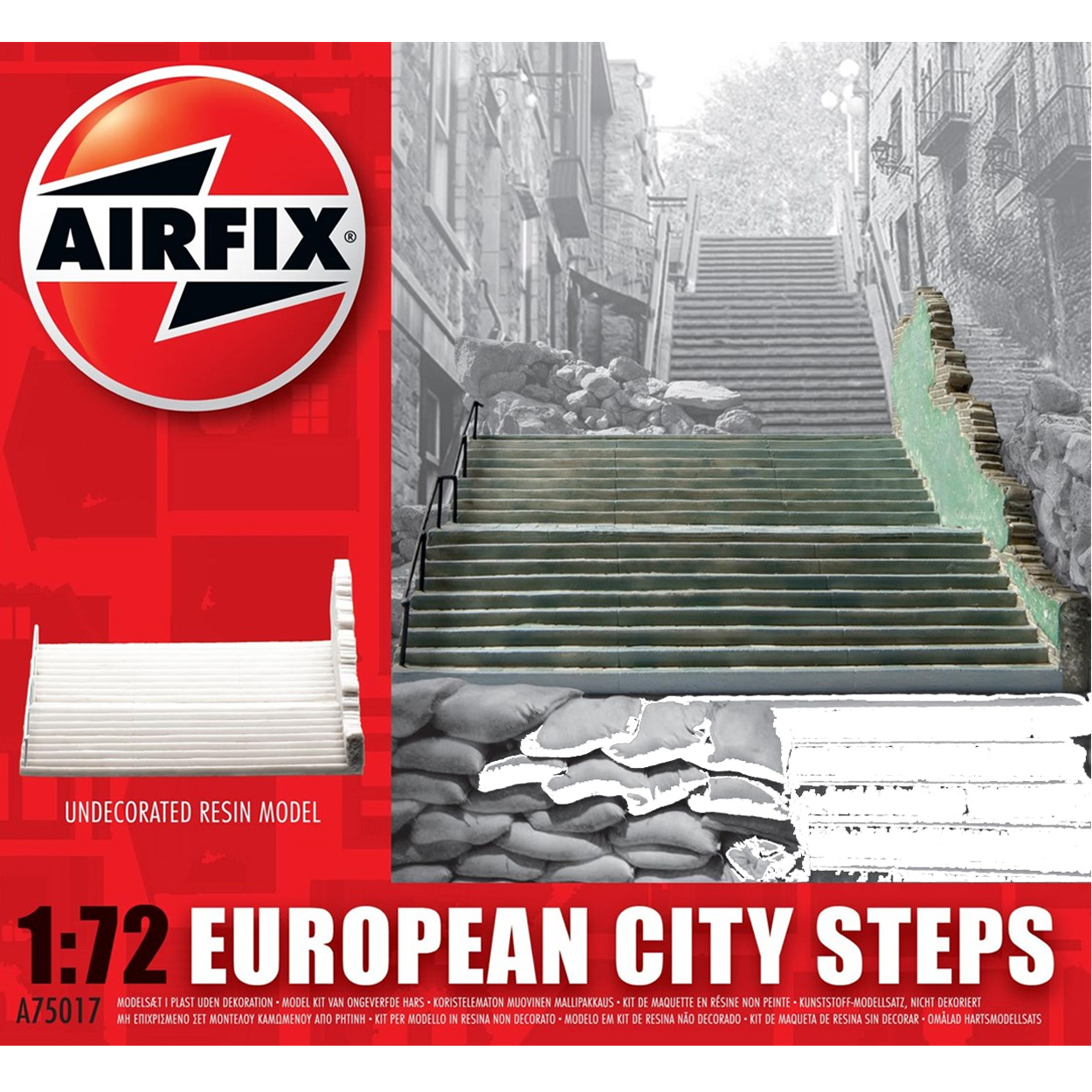 Maquette Escaliers de ville européeenne