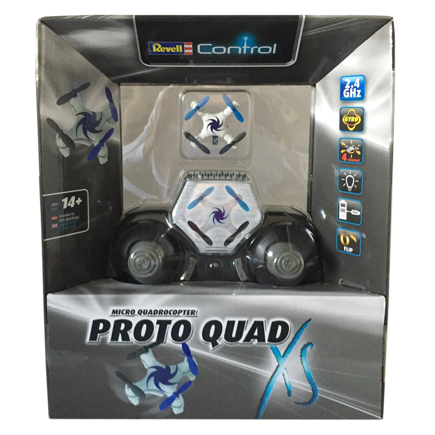 Revell Quadricoptère RC Fireball – Drone Avec Effets Lumineux LED, Stabilisation 6 Axes, Mode Sans Tête – Parfait Pour Débutants