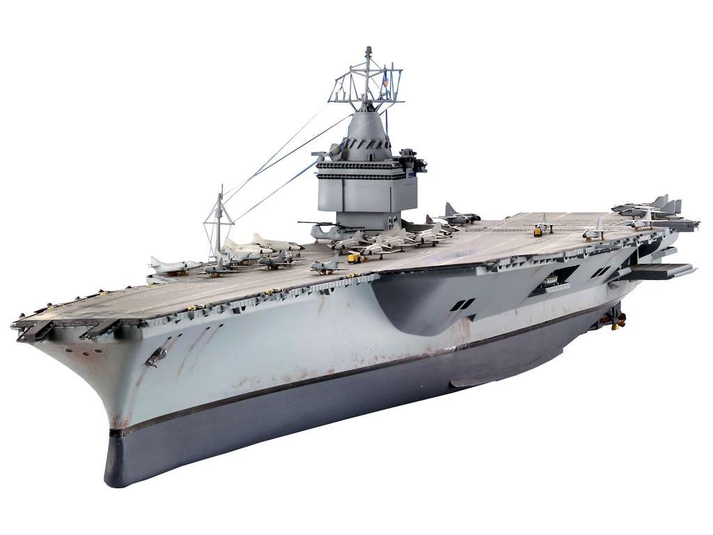 Maquette bateau : Porte-avions à propulsion nucléaire U.S.S. Enterprise