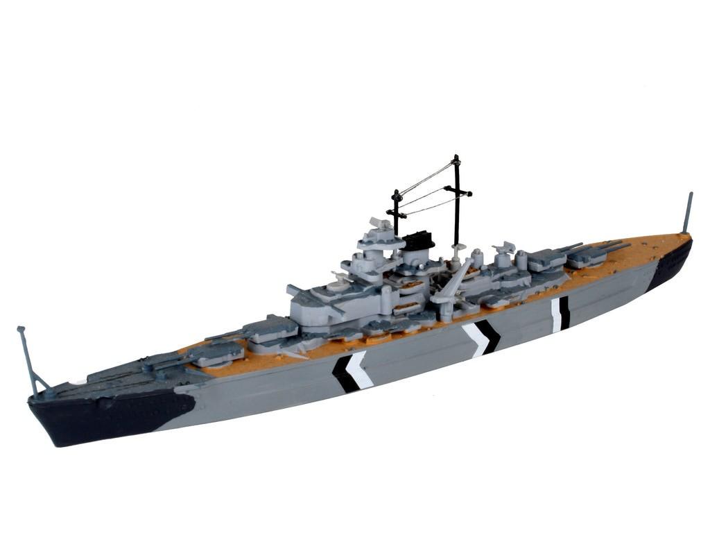 Maquette bateau : Bismarck 1/1200
