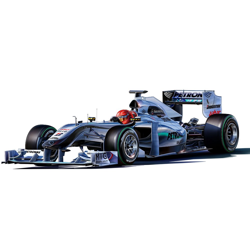 Maquette Formule 1 : Model-Set : Mercedes-Benz GP W01 - Revell - Rue des  Maquettes