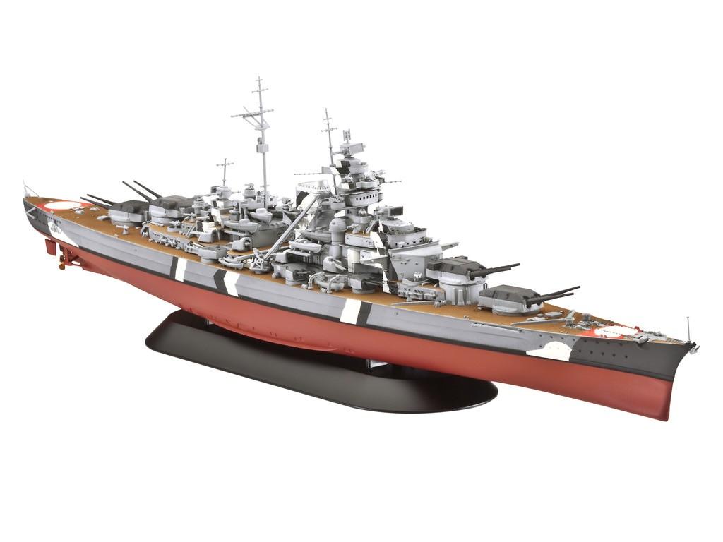 Maquette bateau : Navire de guerre Bismarck