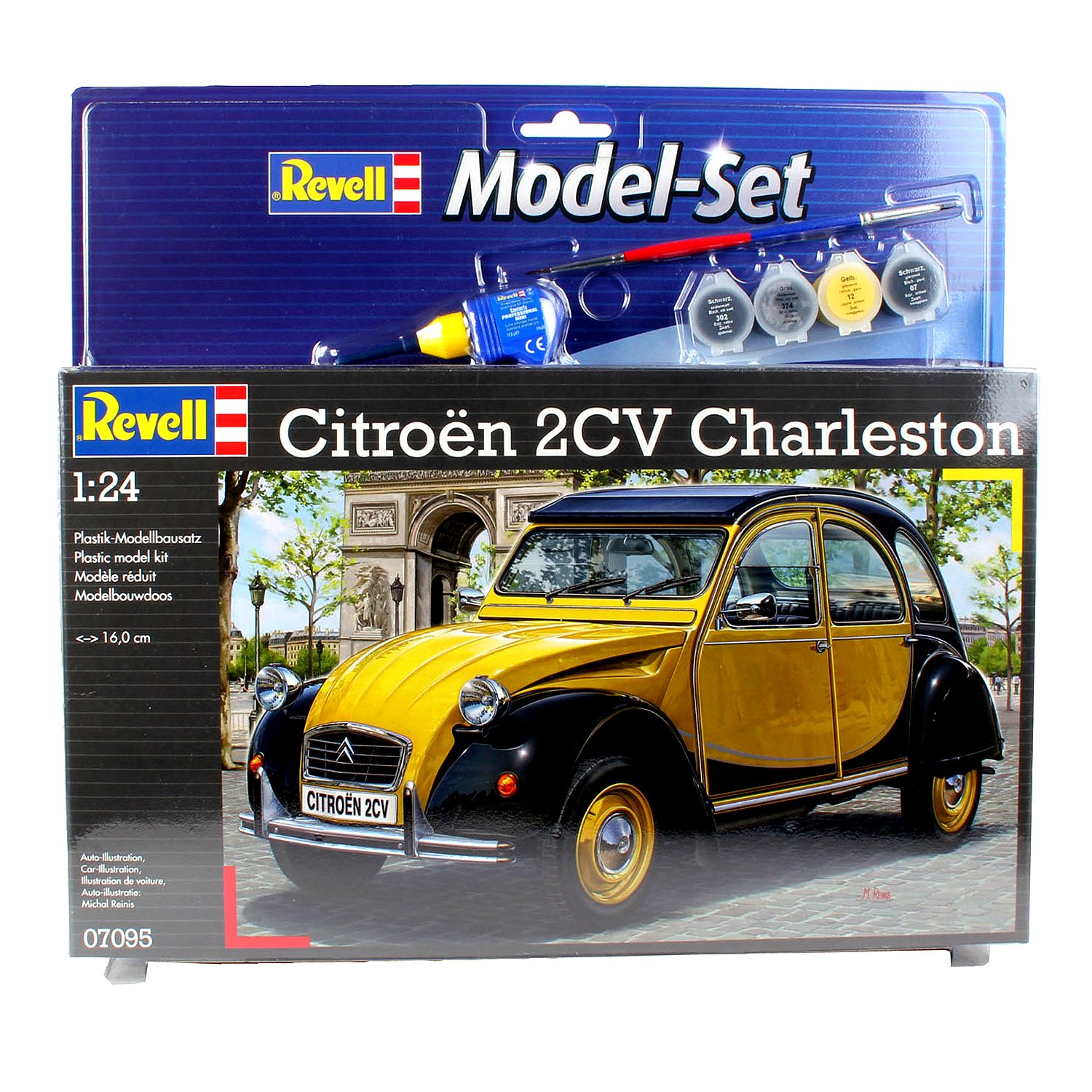 Maquette voiture : Model-Set : Citroën 2CV Charleston - Jeux et