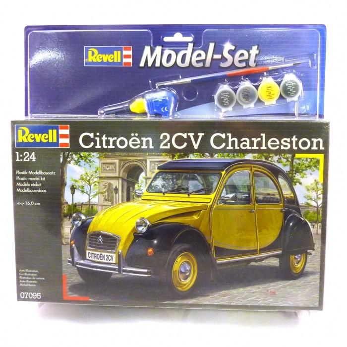 Maquette voiture : Model-Set : Citroën 2CV Charleston - Jeux et jouets  Revell - Avenue des Jeux
