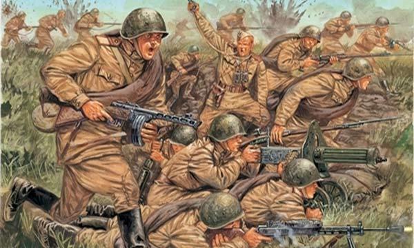Figurines 2ème Guerre Mondiale : Infanterie Russe