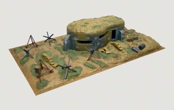 Diorama 1/72 : Bunker et accessoires