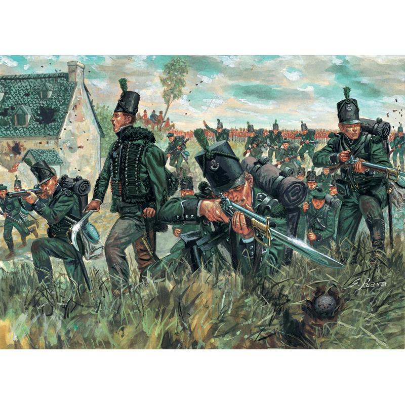 figurines guerres napolã©oniennesâ : gilets verts britanniques