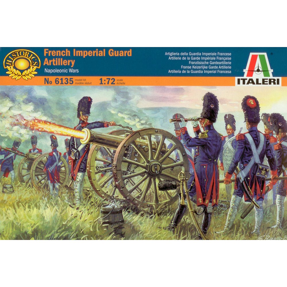 Figurines des Guerres napoléoniennes : Artillerie de la Garde Française